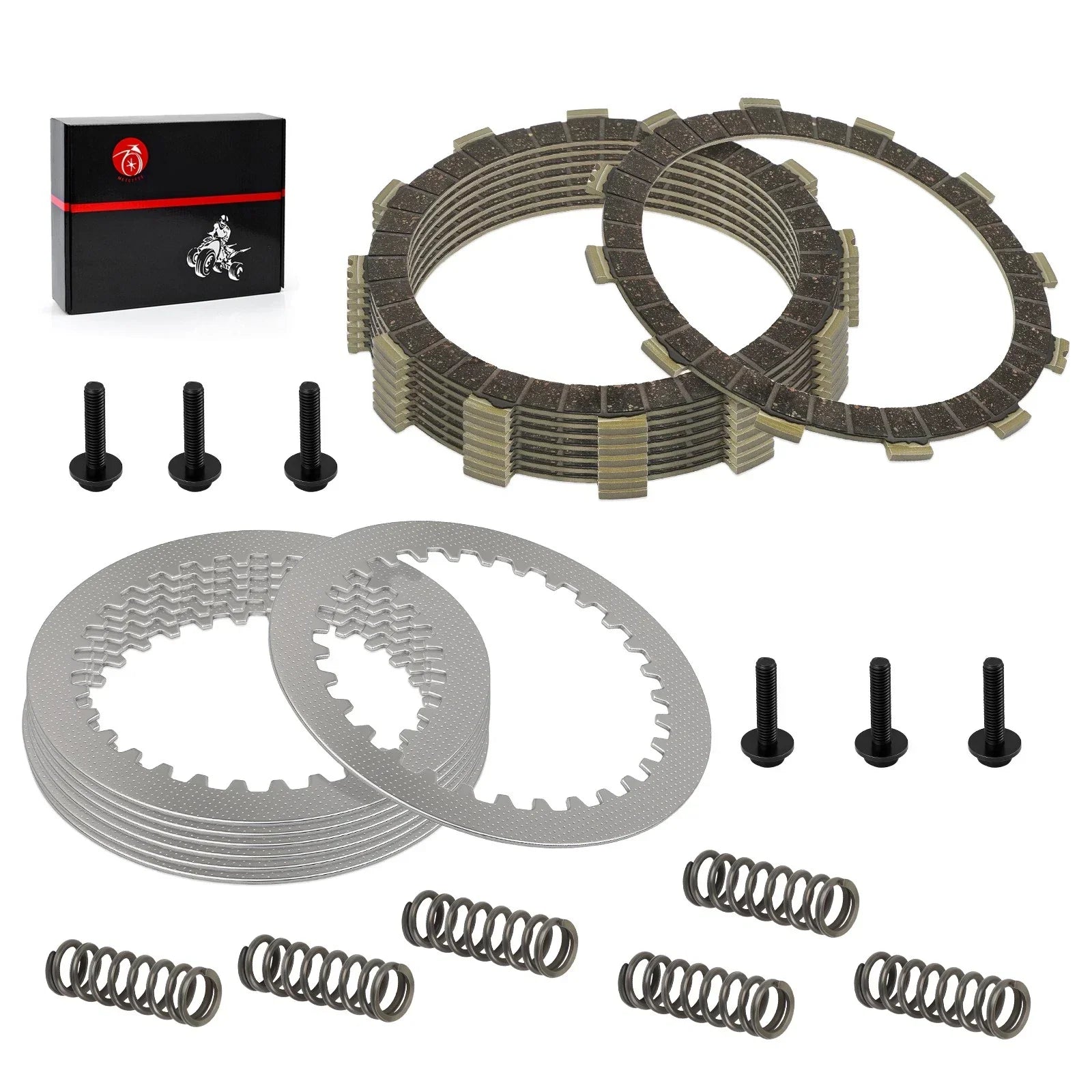 Clutch Friction Steel Plates & Springs Bolts for Yamaha YZ250 (2002–2024)