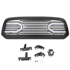 Front Upper Grille Shell for Dodge Ram 1500 (2013–2018) - Black