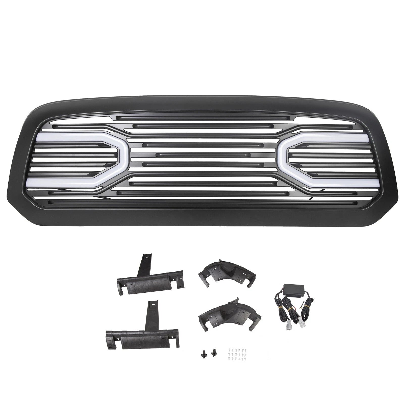 Front Upper Grille Shell for Dodge Ram 1500 (2013–2018) - Black