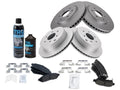 Front and Rear Brake Pad and Rotor Kit for Suzuki Equator (2009–2012) WR865DP