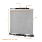 Aluminum Core 2-Row Radiator for Volvo VNM VNL/Mack CXN CHN (2003–2009)