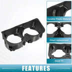 Rear Cup Holder Insert A2218130014 for Mercedes-Benz W221 (2009–2012) Black