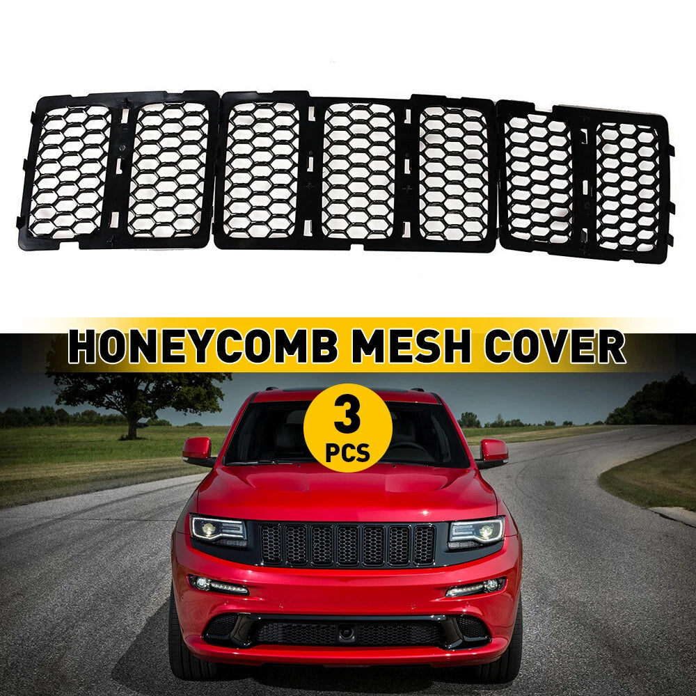 Mesh Black Grille Insert Kit for Jeep Grand Cherokee (2014–2016)