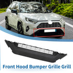 Front Hood Bumper Grille for Toyota RAV4 (2019–2022) No.531130R090 Black