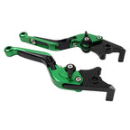 Green Extendable Brake Clutch Levers for BMW F900R F900XR F750GS F850GS (2019-2023)