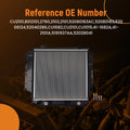 Cooling Radiator for Jeep Wrangler Renegade (1991–1994) 52080183 41-2101A