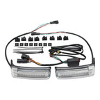 LED Insert Support Run Brake Turn Lights for Harley Touring (2014-2024)