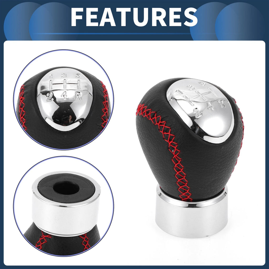 5 Speed Manual Gear Shift Knob for Mazda 3 BK (2003–2008) Plastic Faux Leather