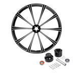 30" Front Wheel Rim & Hub Single Disc for Harley Touring (2008–2025) 24 ABS