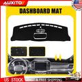 Dashboard Mat for Ford F150 (2021–2025) Black Sunshade Anti-UV Protector
