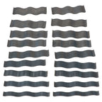 Set of 9 Wavy Steel Parallel Blocks for Precision Machining