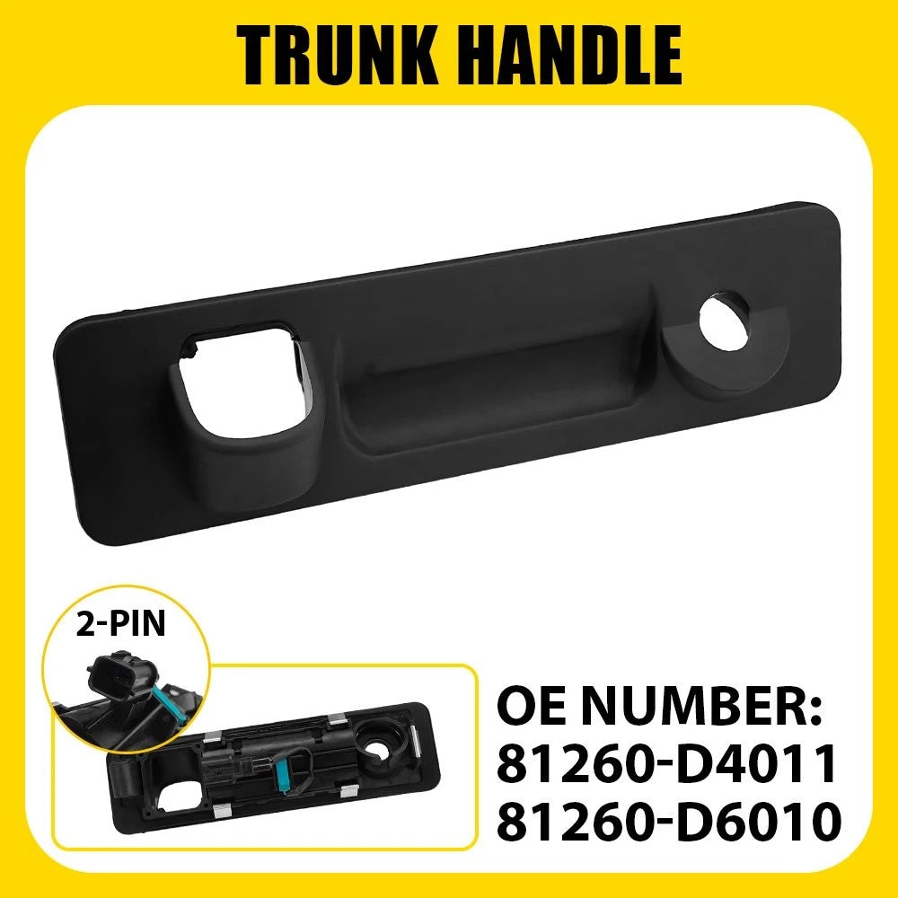 Outside Trunk Lid Lock Tailgate Handle for Kia Optima Hybrid (2017–2020) 81260-D4011