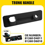 Outside Trunk Lid Lock Tailgate Handle for Kia Optima Hybrid (2017–2020) 81260-D4011