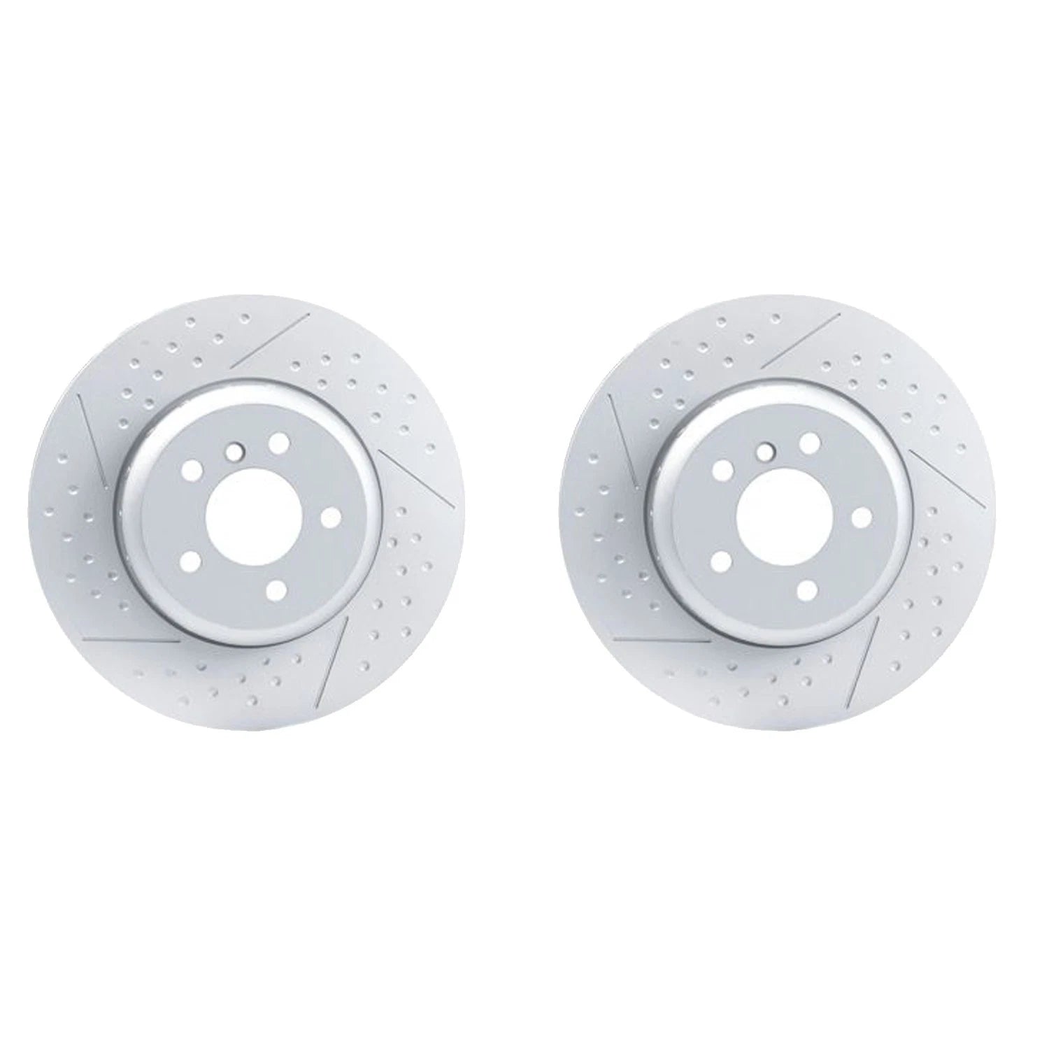 Set of 2 Hella Rear Vented 345mm Disc Brake Rotors for BMW F30 320i F22 F23