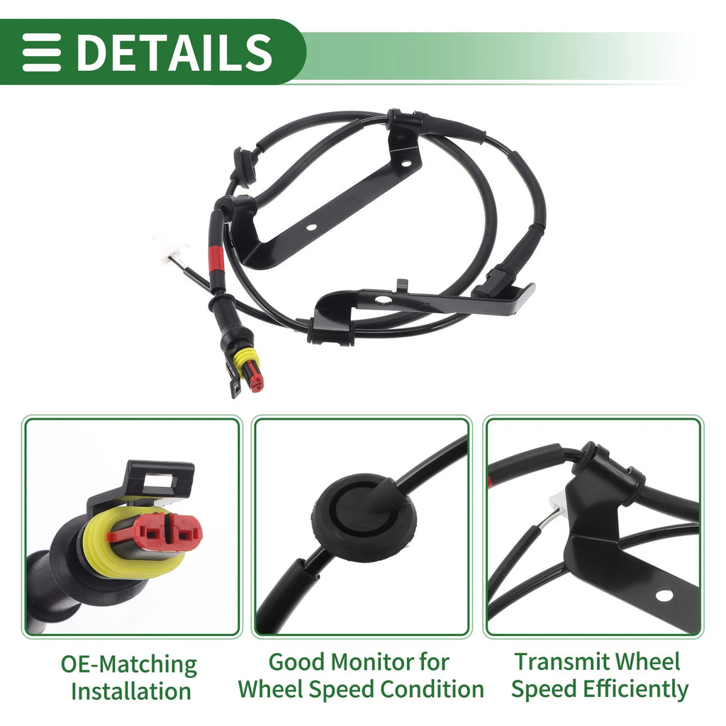ABS Wheel Speed Sensor No. 919203J300 for Kia Sorento (2010) Right Rear