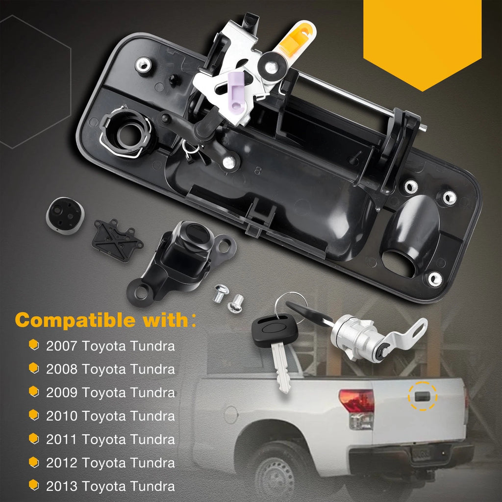 Tailgate Handle with Lock & Camera for Toyota Tundra (2007-2013)