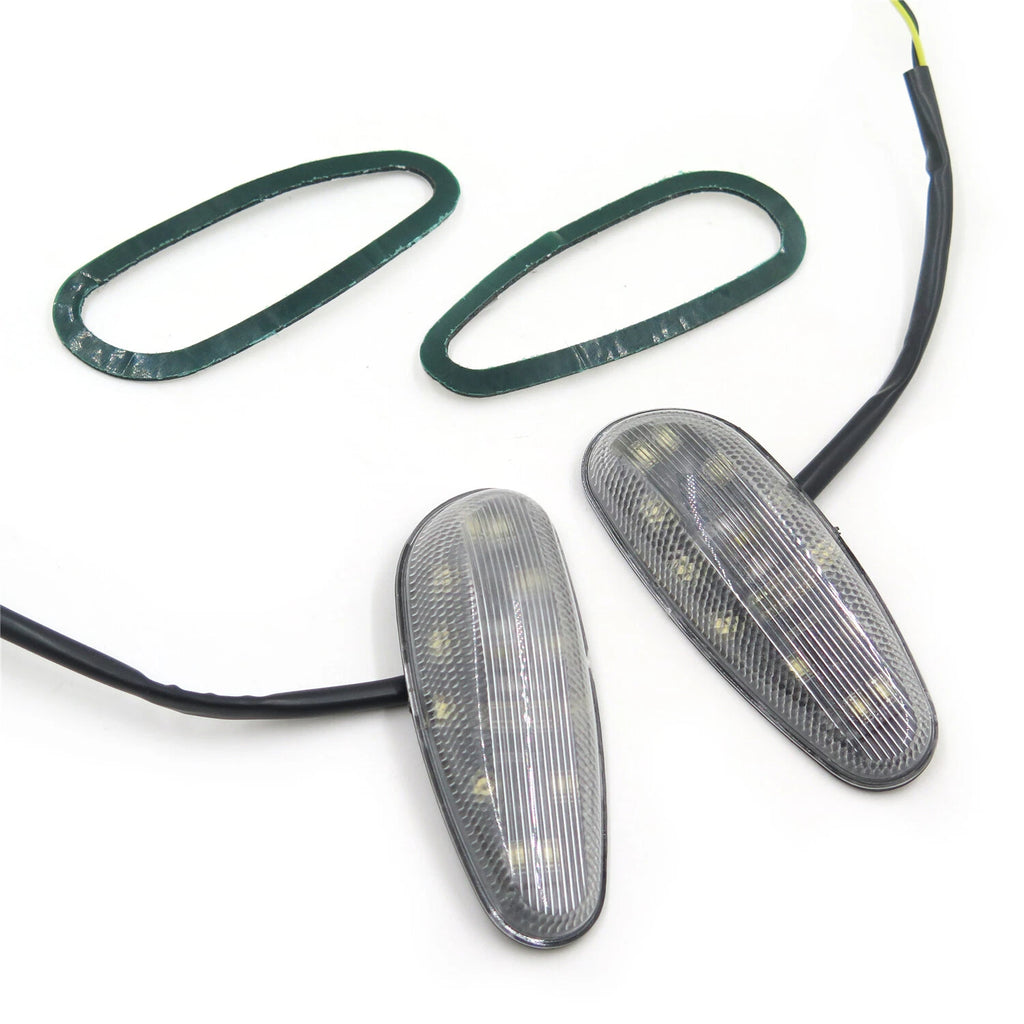 Turn Signal Mirror Base for Suzuki GSXR 600 750 (2001–2005), GSXR 1000 (2001–2004) Clear