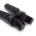 CNC Black Foot Pegs for Yamaha YZF R25 R3 R15 MT03 MT25 (2015–2023)