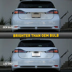 Pair LED License Plate Light Assembly for Toyota Venza (2009–2013)