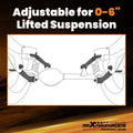 Adjustable Rear Upper Control Arms for Jeep Wrangler JK (2007–2018)