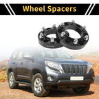 2 Pcs Wheel Spacers 6x139.7mm M12x1.5 for Toyota Fortuner (2005–2023)