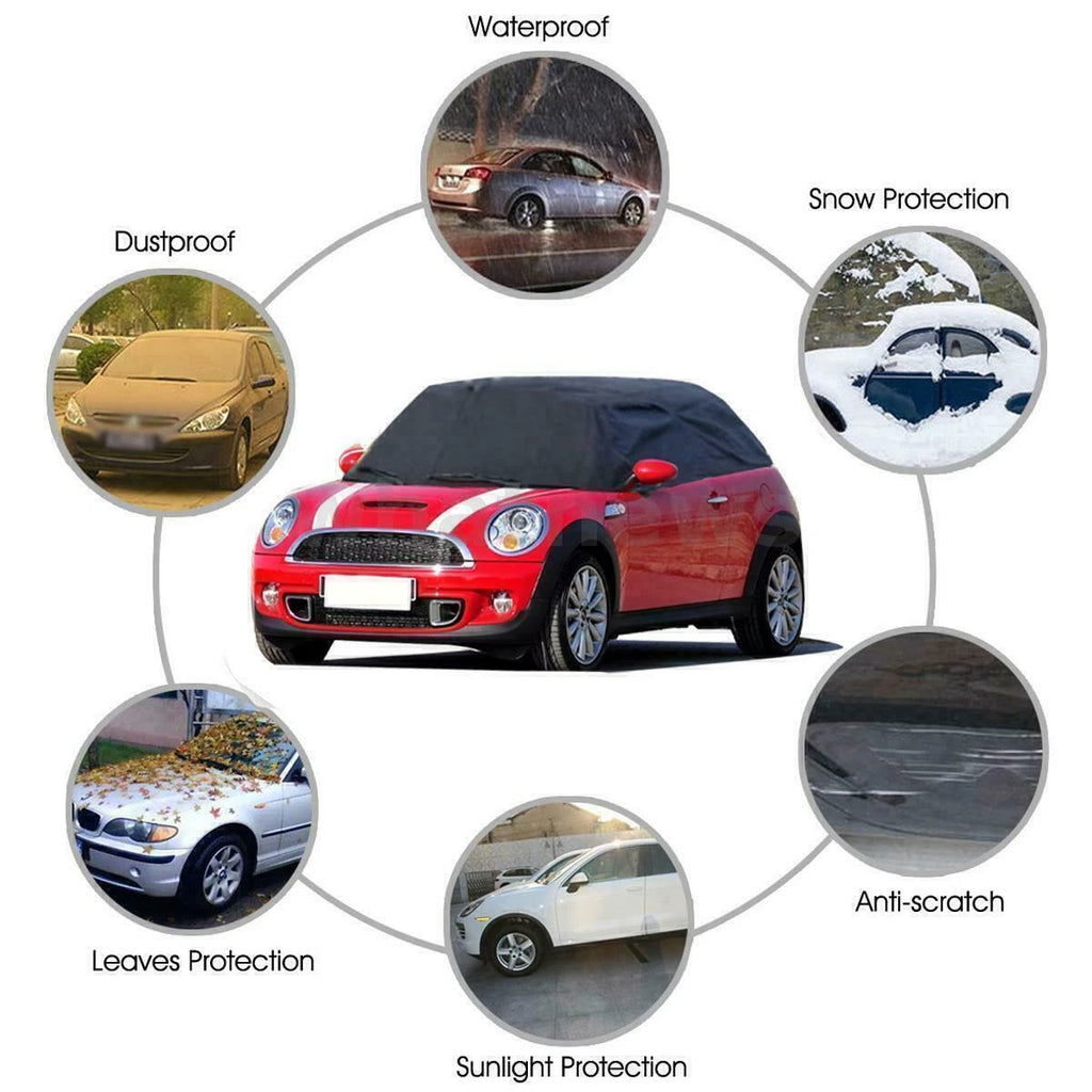 Custom Car Half Body Cover for BMW Mini Cooper Convertible (Waterproof)