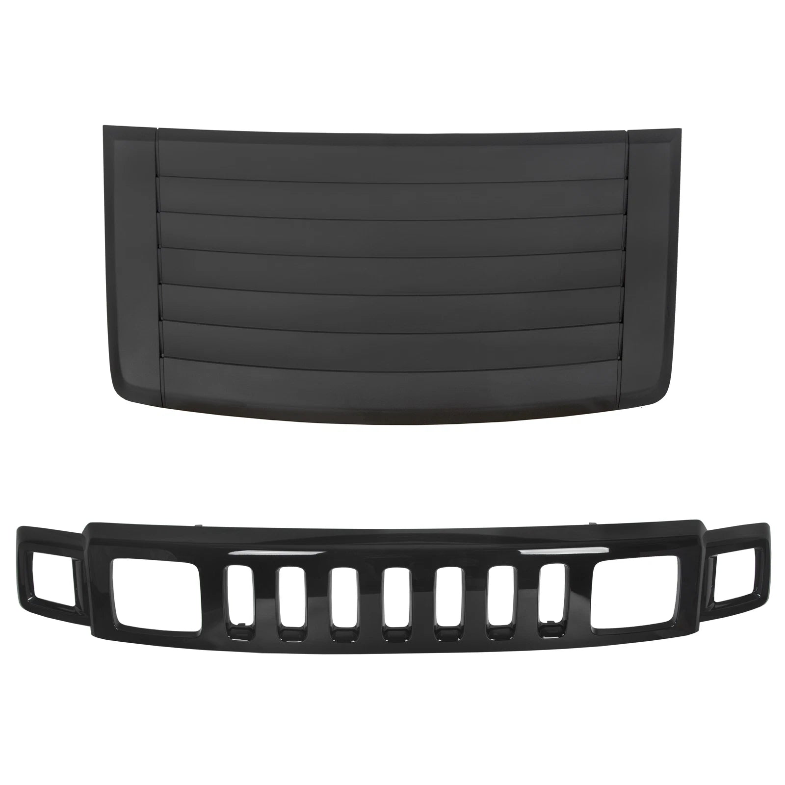Louver Hood Air Vent Panel with Black Grille for Hummer H3 (2006–2010)