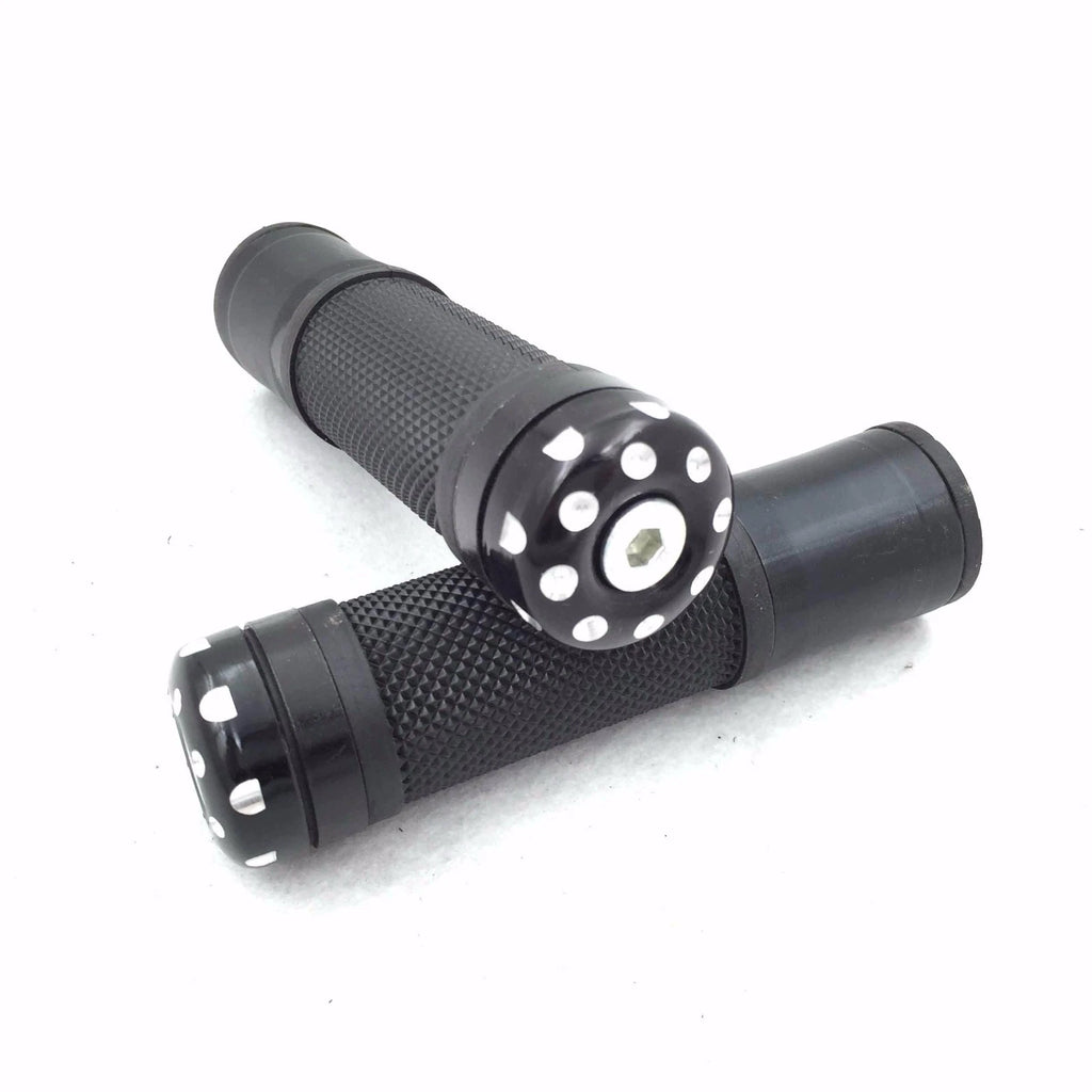 7/8" Black Rubber Handlebar Grip for Suzuki GSXR 600, Hayabusa, CB1300, CB600F