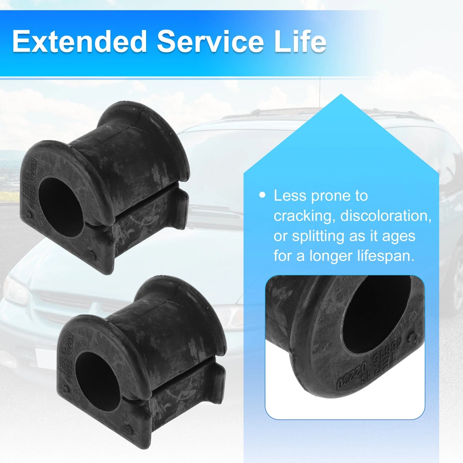 Stabilizer Sway Bar Bushing Kit for Pontiac Vibe (2003–2010) No.K200146