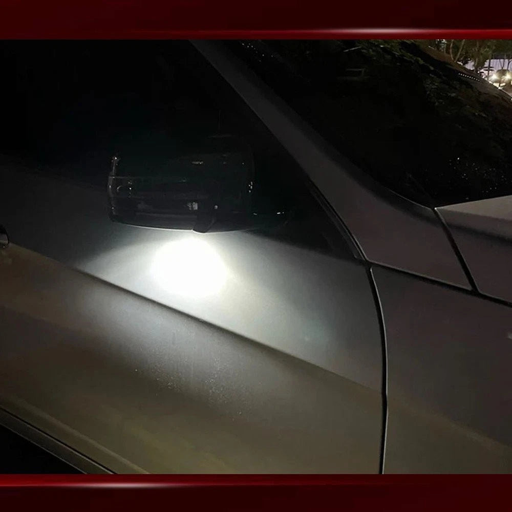2X Side Mirror Laser Puddle Logo Light for Mercedes-Benz W204 W212 C207 X156