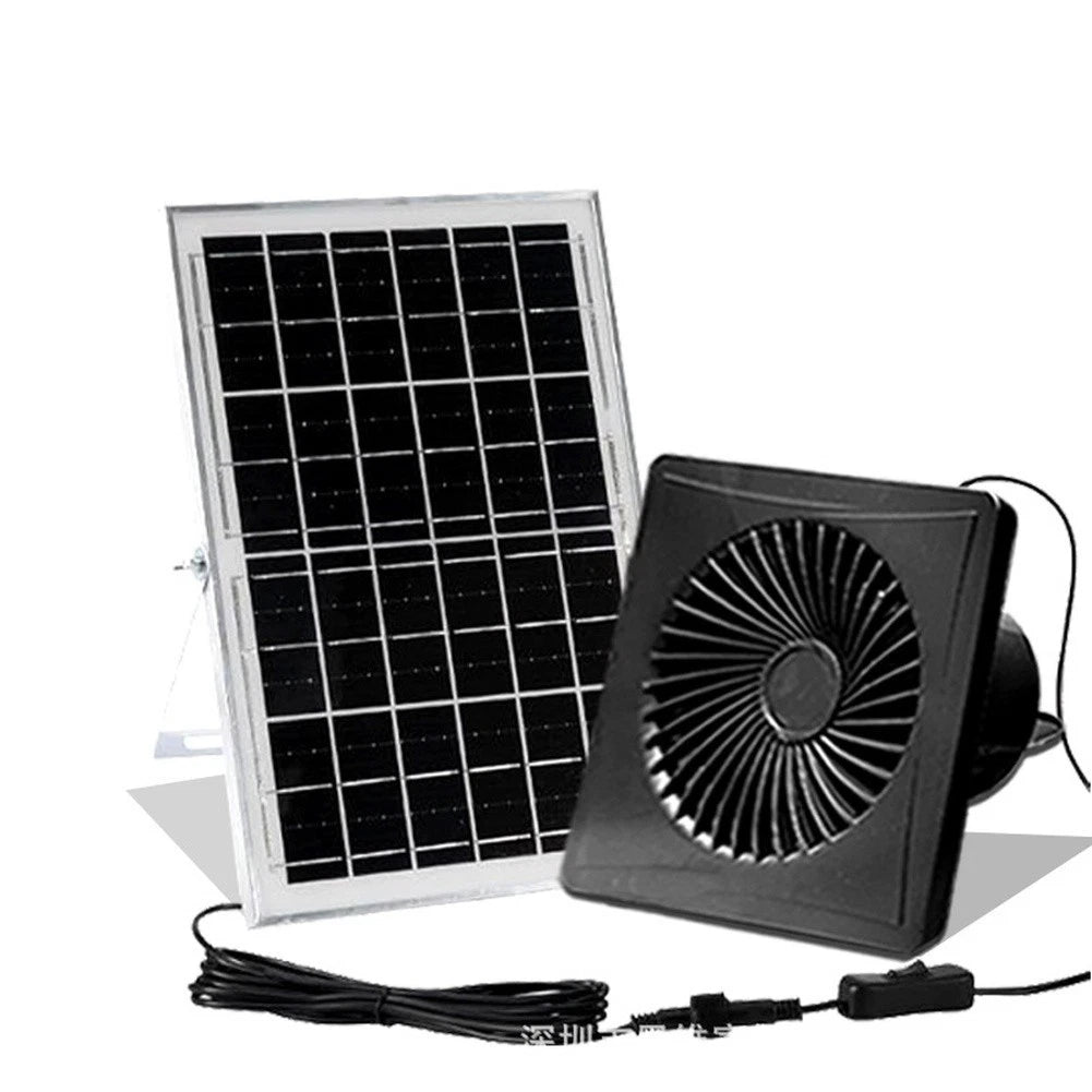 4in 6in 8in 12V Solar Powered Ventilation Fan for RV Boat Trailer