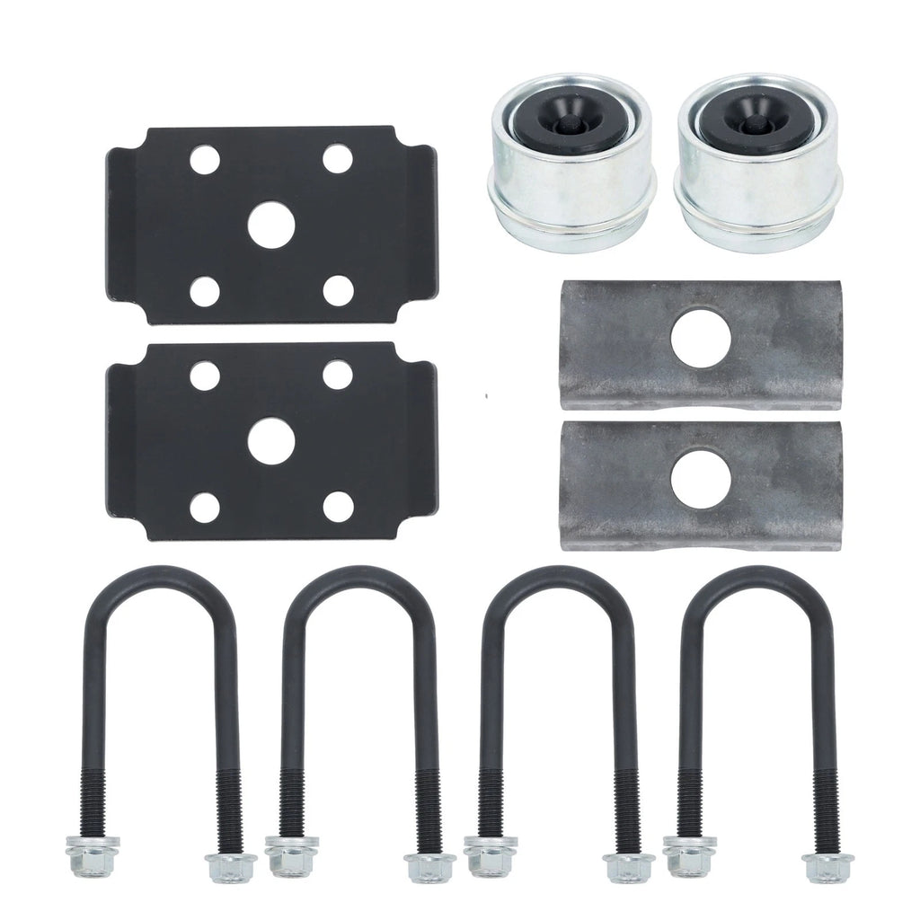 Trailer Axle 2000 lb 4 Lug 54" Hub Face Pitch with U-Bolt Kit
