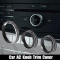 3X Headlight Volume Tune Knob Cover for Ford Mustang (2015–2020) Black