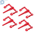Set of 4 Ratchet Chain Load Binders for Tie Down Rigging Equipment