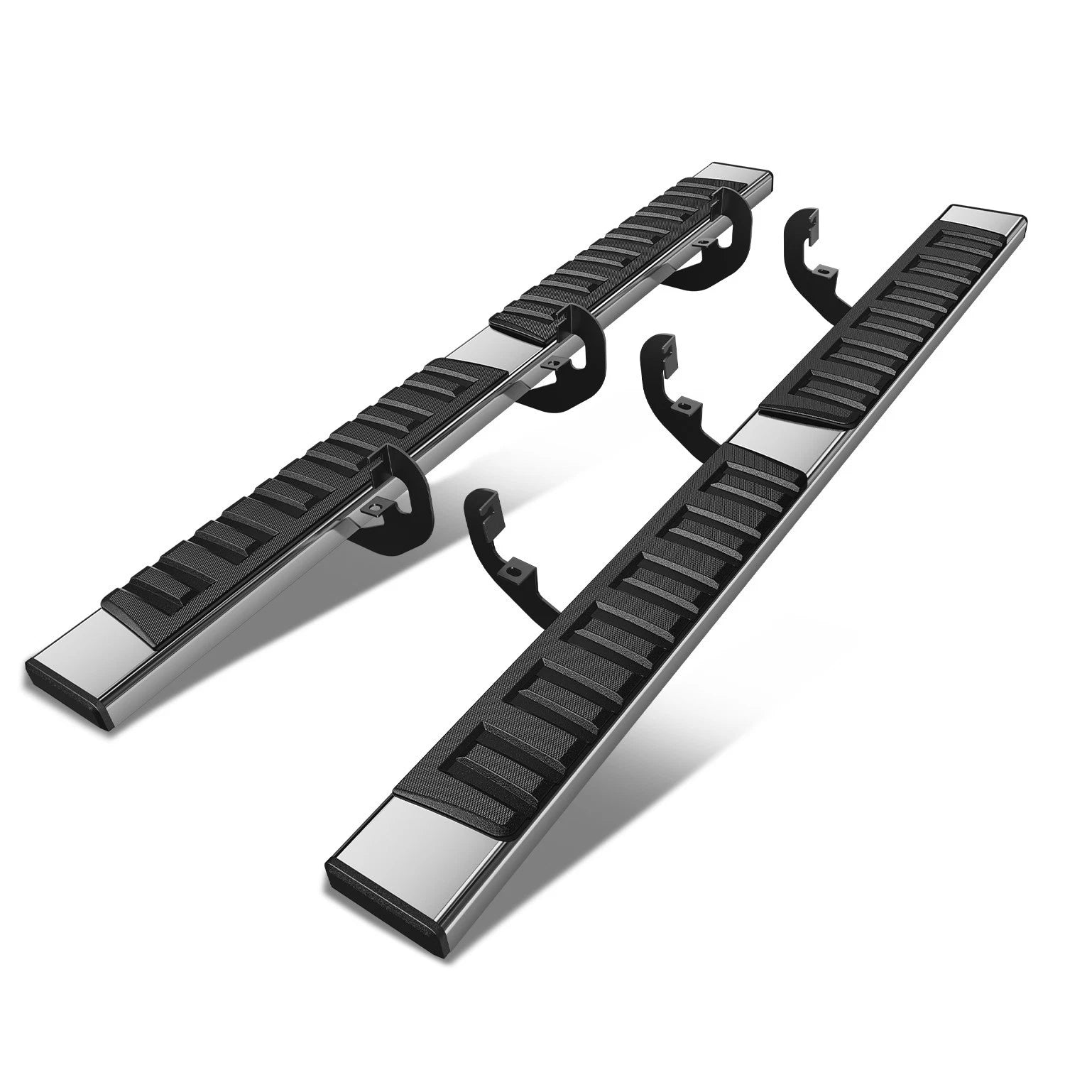Set of 2 Side Step Bars for 2019–2025 Chevy Silverado, GMC Sierra Ext Cab