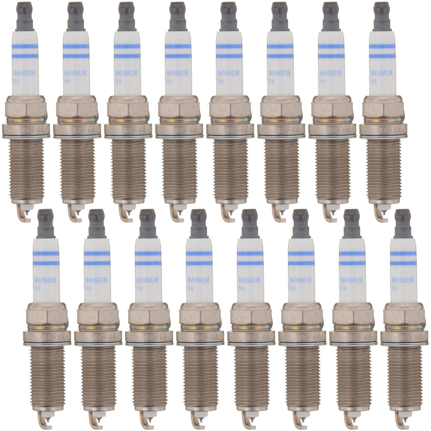 Set of 16 Double Iridium Spark Plugs for Dodge 2500 3500 4500 5500 (2014–2023)