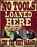 Distressed Retro Tin Sign for Hot Rod Garage (1762)