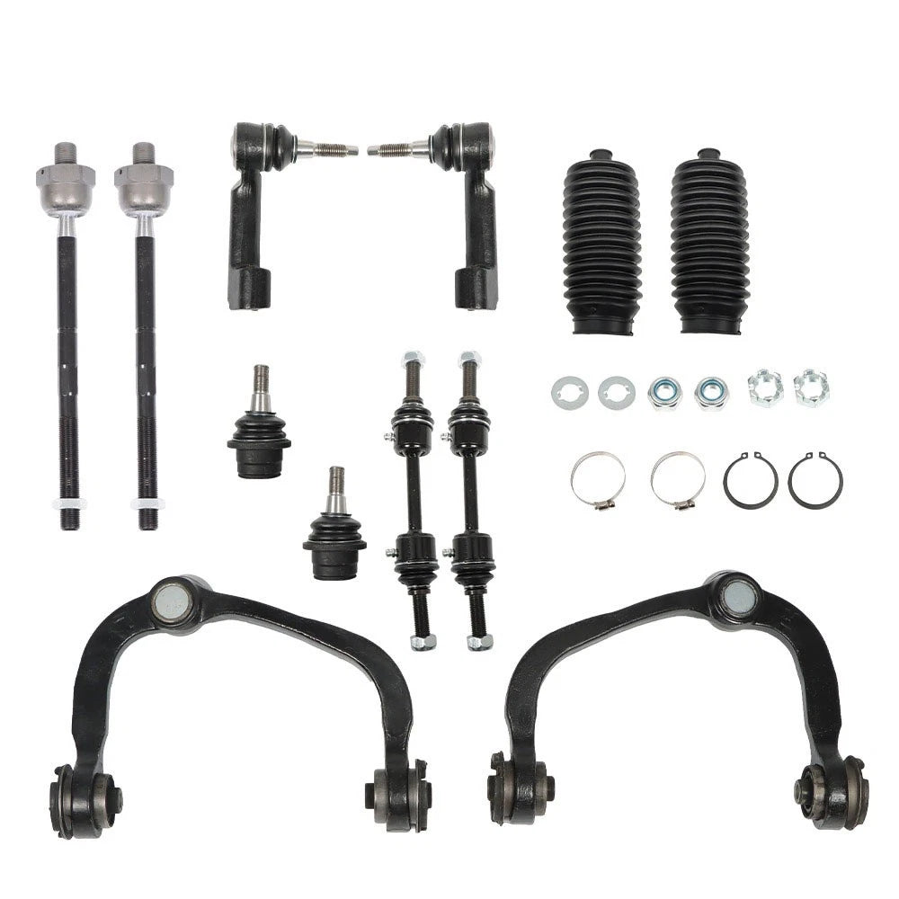 12pc Front Upper Control Arm and Tie Rod Set for Ford F-150 (2009–2014)