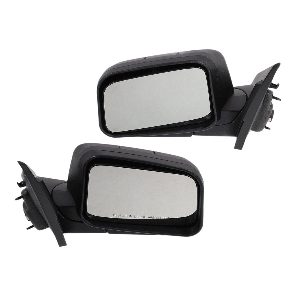 Set of 2 Power Mirrors for Ford Edge (2007) Textured Black