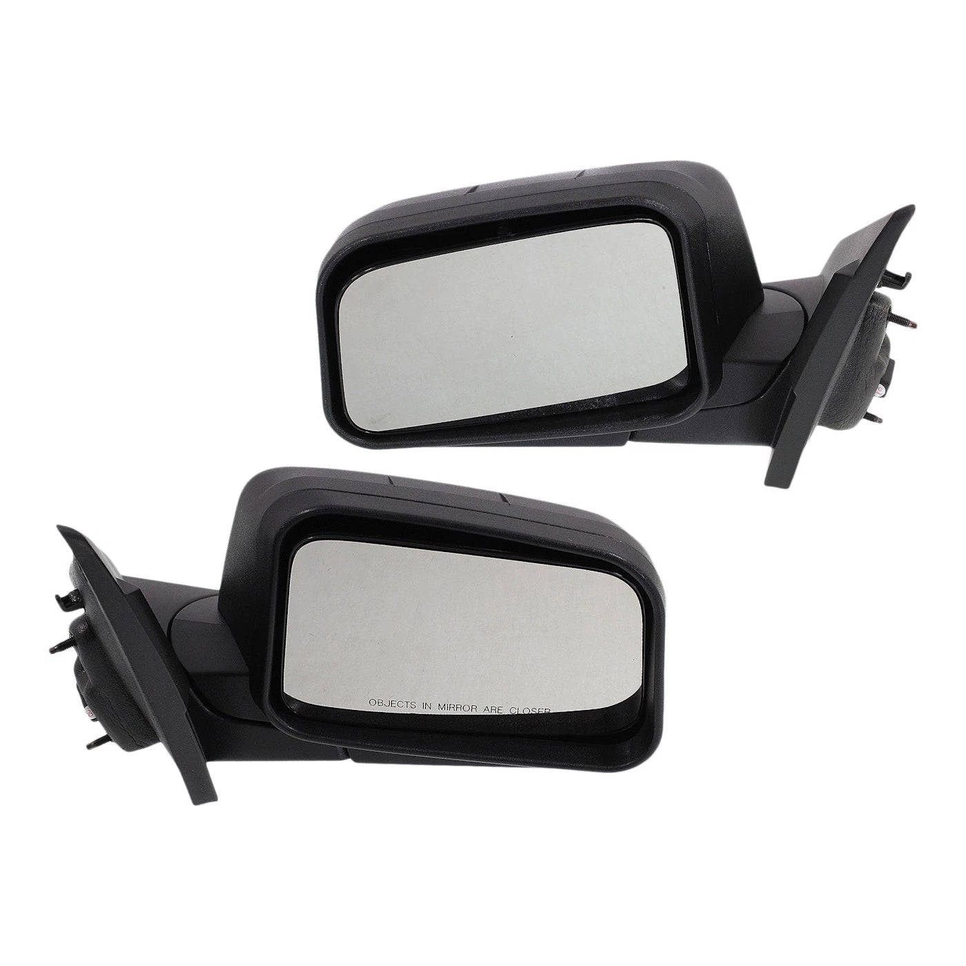 Set of 2 Power Mirrors for Ford Edge (2007) Textured Black