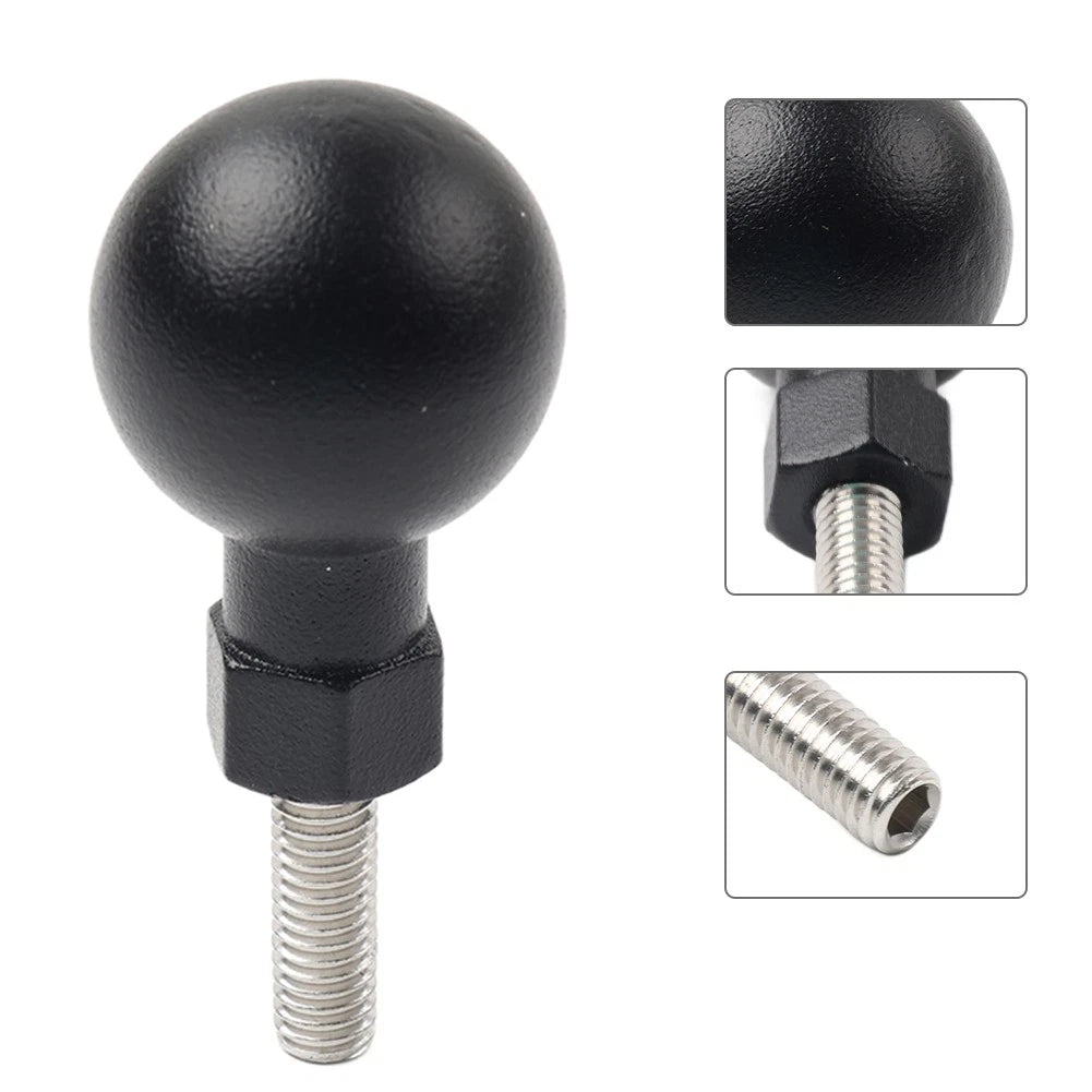 Universal Motorcycle Ball Head Base GPS Phone Holder Clamp 1pc