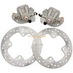 Rear Brake Calipers & Disc Rotors for Yamaha Grizzly 550 YFM550 (2009–2014)