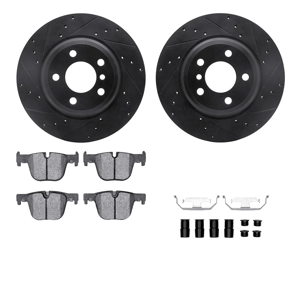 2X Brake Disc and Pad Kits for BMW 330, 328