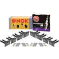 Set of 8 Ignition Coils & 16 Ruthenium HX Spark Plugs for Chrysler Dodge Jeep