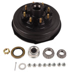 8 on 6.5 Trailer Hub Drum with 12" Electric Brakes Left for 7000lb