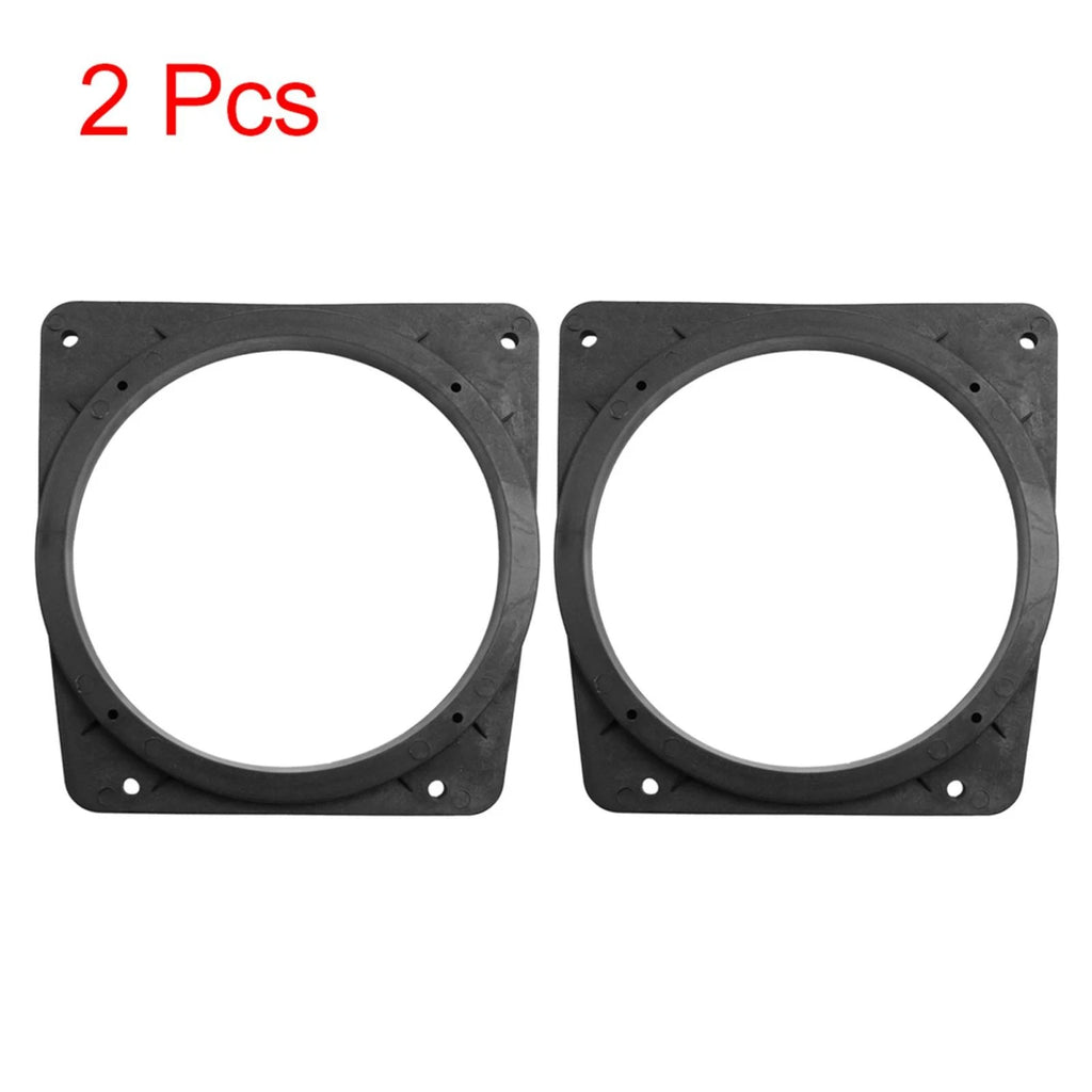 2X Black 6.5" Speaker Mounting Spacer Adaptor Rings for Mitsubishi