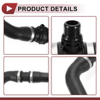 Radiator Coolant Hose for BMW 230i 320i 330i 430i Rubber Black