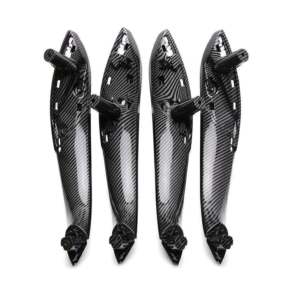 Inner Door Pull Handle Trim Cover Panel for BMW 3 F30 F35 (2012–2019) Carbon Fiber