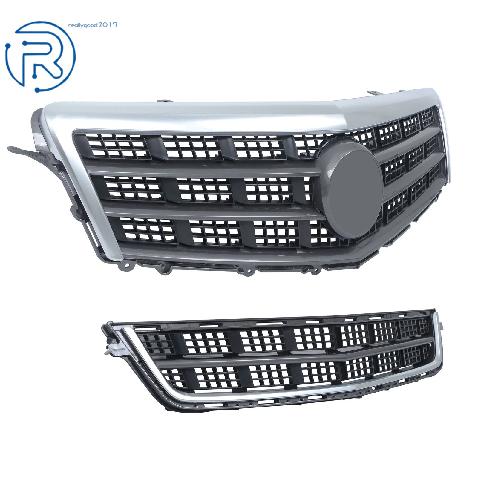 Matte Finish Front Bumper Grilles for Cadillac ATS (2013–2014)
