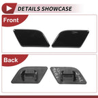 Front Left/Right Washer Nozzle Cover Cap for BMW X1 (2013 - 2015) Black